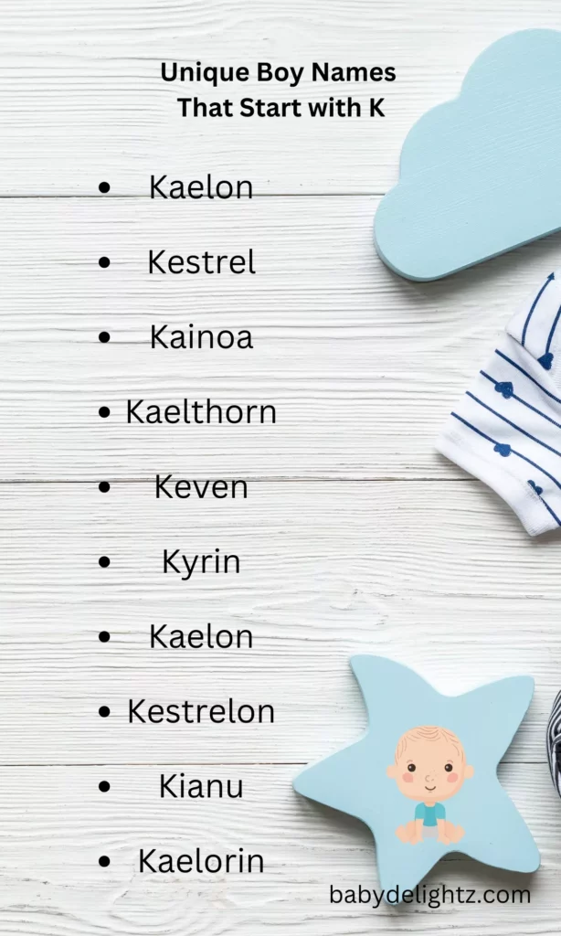 Unique Boy Names That Start with K